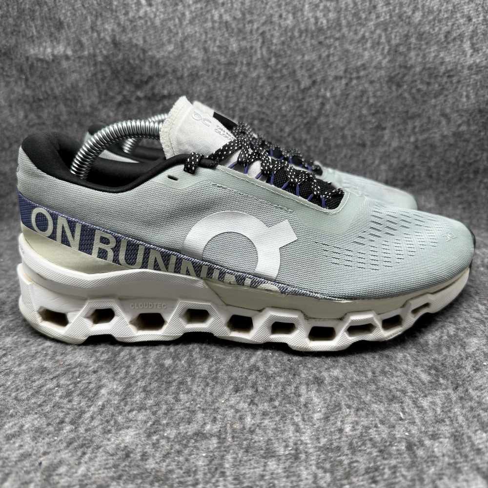 On Running Cloudmonster Womens Running Shoe Size 9.5 Glacier Indigo EU 41